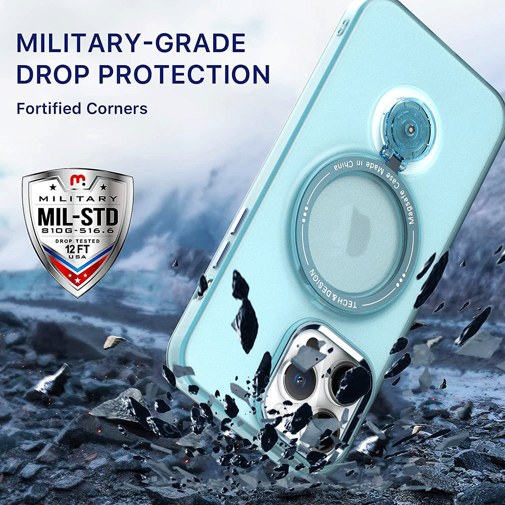 Magnetic Case for iPhone 12/12 Pro 6.1 inch Shockproof Kickstand Phone Cover Magnetic Case for iPhone 12/12 Pro 6.1 inch Shockproof Kickstand Phone Cover